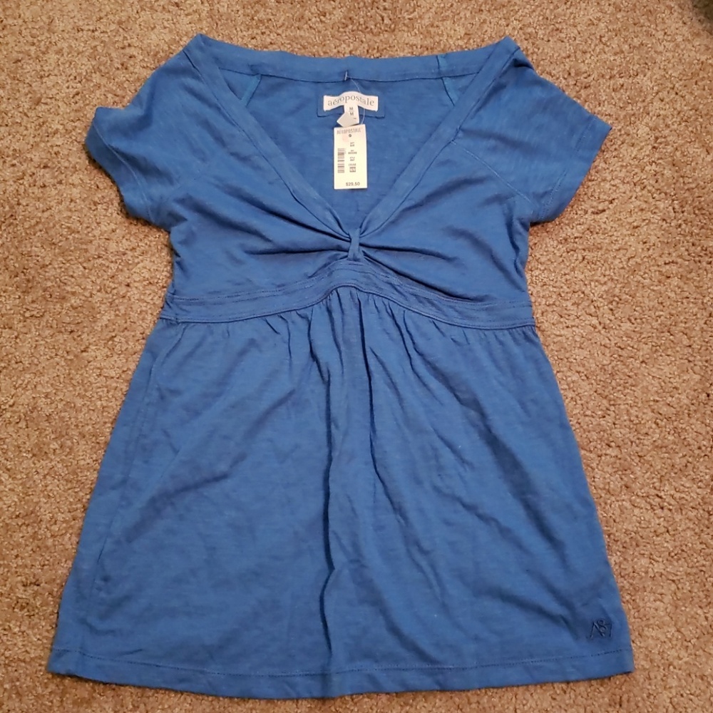 NWT Aeropostale Sky Blue Blouse